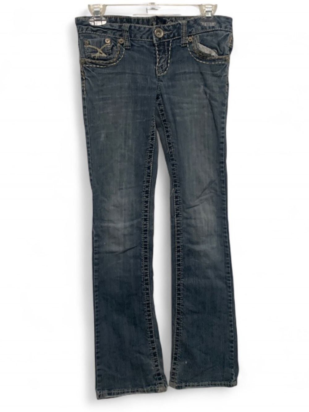 Y2K Amethyst Jeans Low Rise Boot Cut Blue Jeans